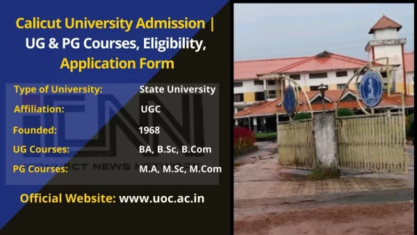 Calicut University Admission