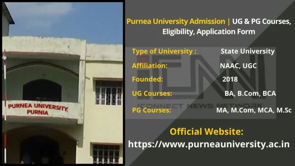 Purnea University Admission