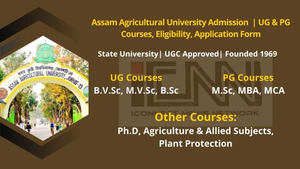 Assam Agricultural University Admission
