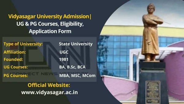Vidyasagar University Admission